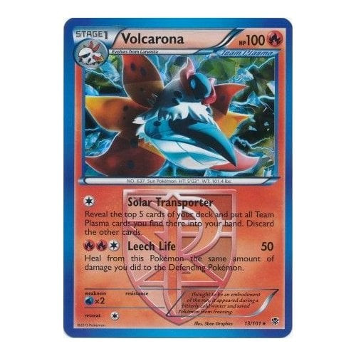 Plasma Blast 13/101 Volcarona (Shatter Holo)