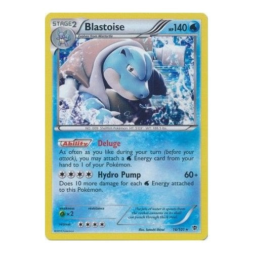Plasma Blast 16/101 Blastoise (Holo)