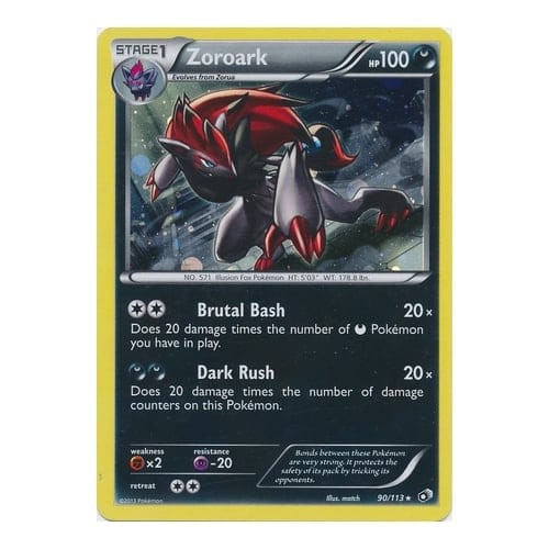 Legendary Treasures 090/113 Zoroark (Cosmo Holo)