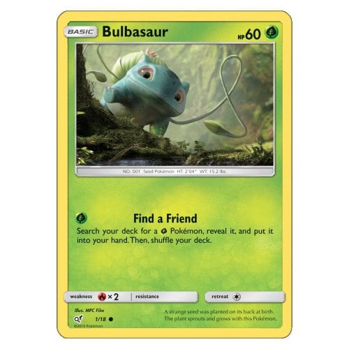Detective Pikachu 1/18 Bulbasaur (Holo)