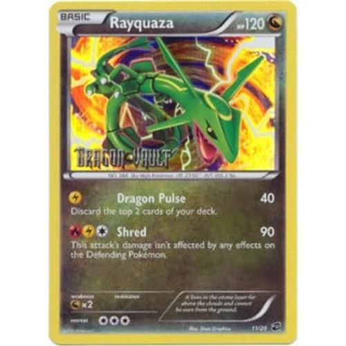 Dragon Vault 11/20 Rayquaza (Dragon Vault Stamp)