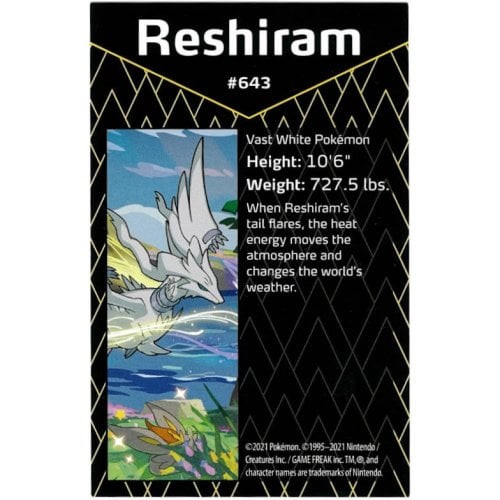 Mini Tin Art Card Shining Fates Reshiram