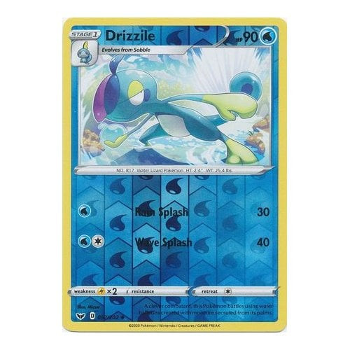 Sword & Shield (Base) 056/202 Drizzile (Reverse Holo) | Magic Madhouse Sword & Shield (Base) 056/202 Drizzile (Reverse Holo) | Magic Madhouse
