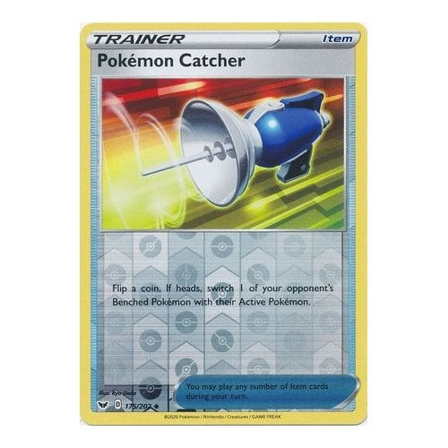 Sword & Shield (Base) 175/202 Pokemon Catcher (Reverse Holo)