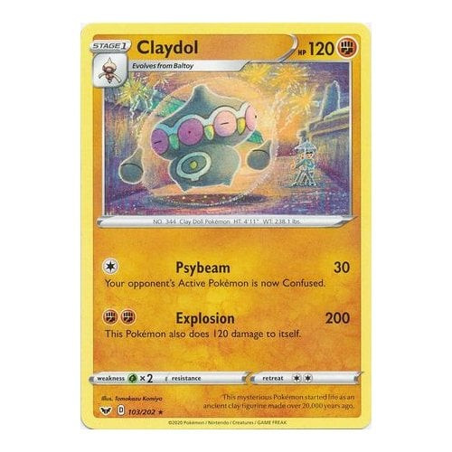 Sword & Shield (Base) 103/202 Claydol