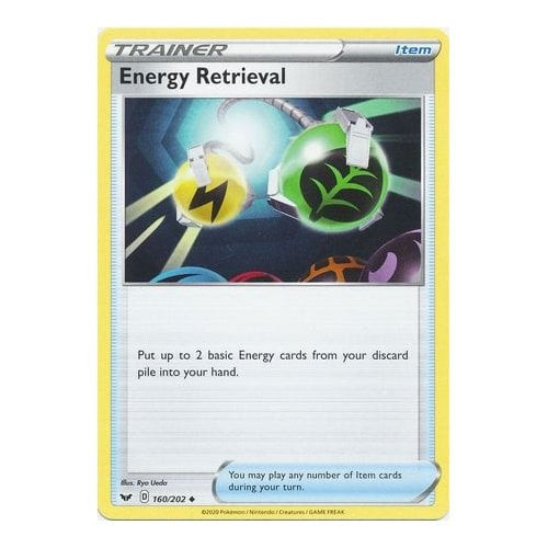 Sword & Shield (Base) 160/202 Energy Retrieval