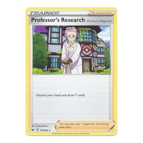 Sword & Shield (Base) 178/202 Professor's Research [Magnolia] (Non-Holo)