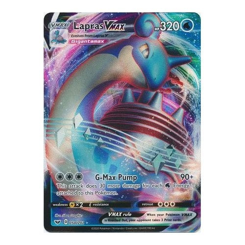 Sword & Shield (Base) 050/202 Lapras VMAX (Full Art)