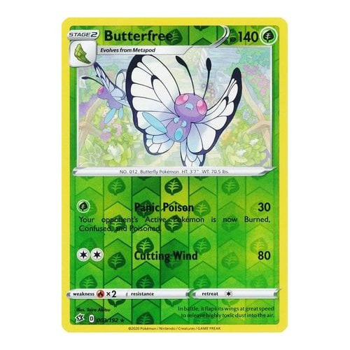 Rebel Clash 003/192 Butterfree (Reverse Holo)