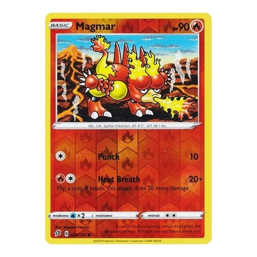 Rebel Clash 029/192 Magmar (Reverse Holo)