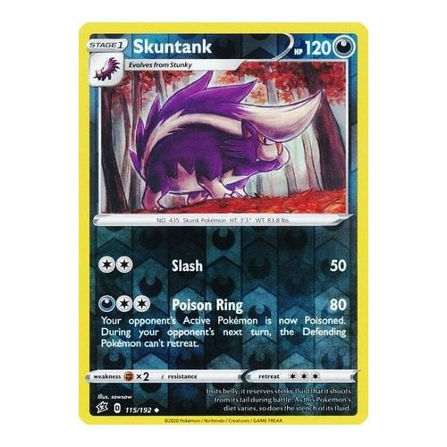 Rebel Clash 115/192 Skuntank (Reverse Holo) | Magic Madhouse Rebel Clash 115/192 Skuntank (Reverse Holo) | Magic Madhouse