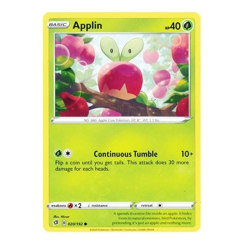 Rebel Clash 020/192 Applin (Non-Holo)