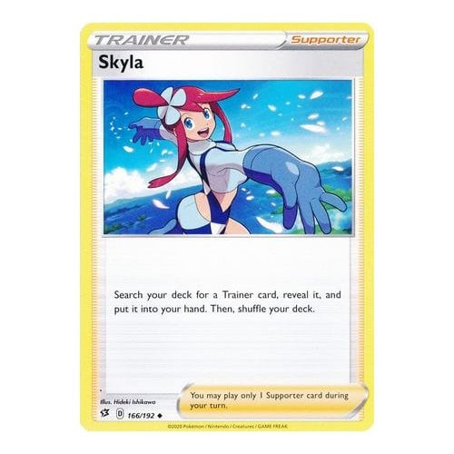 pokemon card skyla Skyla - 166/192 - Rebel Clash