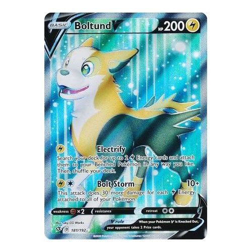Rebel Clash 181/192 Boltund V (Full Art)