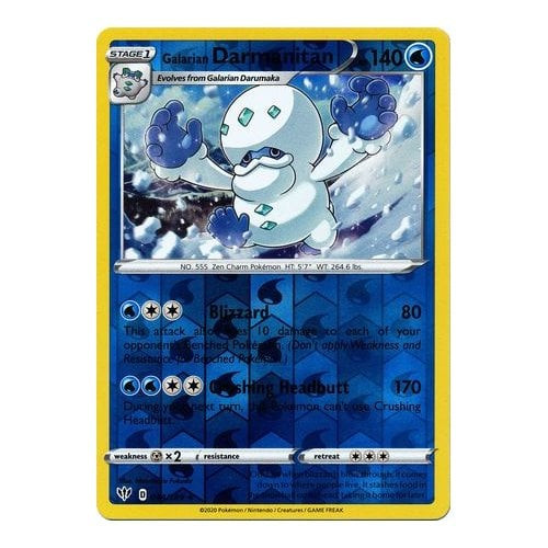 Darkness Ablaze 044/189 Galarian Darmanitan (Reverse Holo)