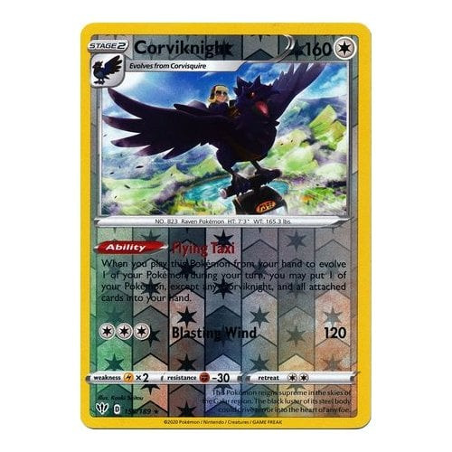Darkness Ablaze 156/189 Corviknight (Reverse Holo)