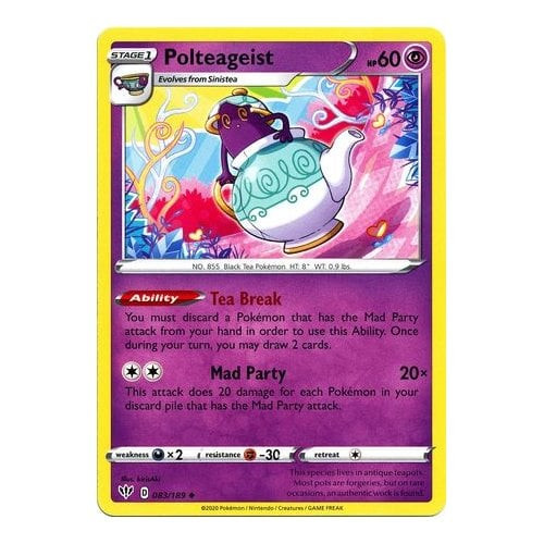 Darkness Ablaze 083/189 Polteageist