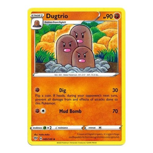 Darkness Ablaze 085/189 Dugtrio