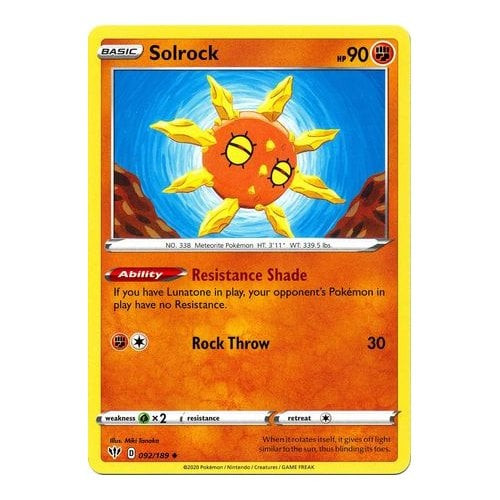 Darkness Ablaze 092/189 Solrock