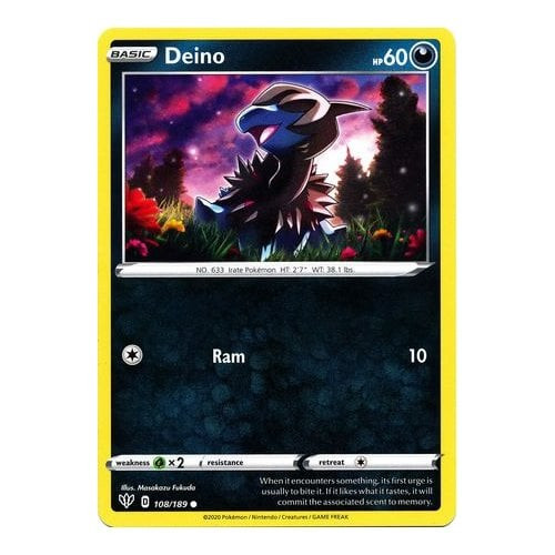 Darkness Ablaze 108/189 Deino