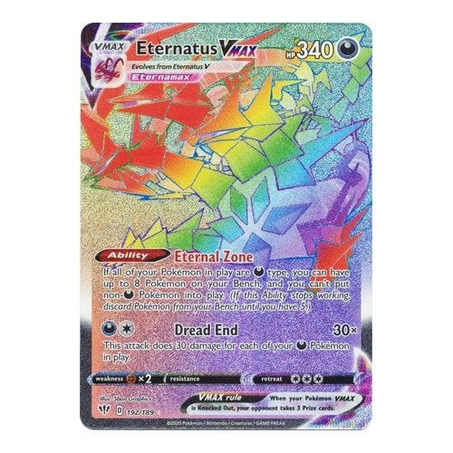 Darkness Ablaze 192/189 Eternatus VMAX (Rainbow Rare)