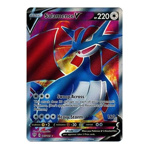 Darkness Ablaze 185/189 Salamence V (Full Art)