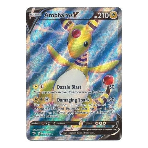 Vivid Voltage 171/185 Ampharos V (Full Art)