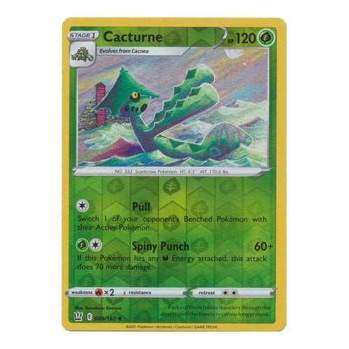 Battle Styles 005/163 Cacturne (Reverse Holo)