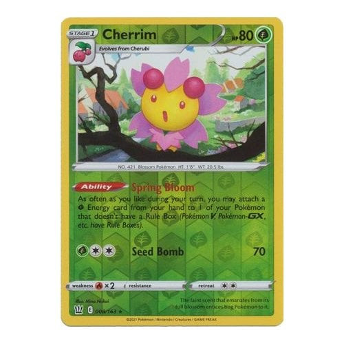 Battle Styles 008/163 Cherrim (Reverse Holo)