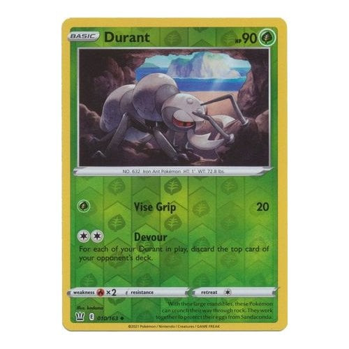 Battle Styles 010/163 Durant (Reverse Holo)