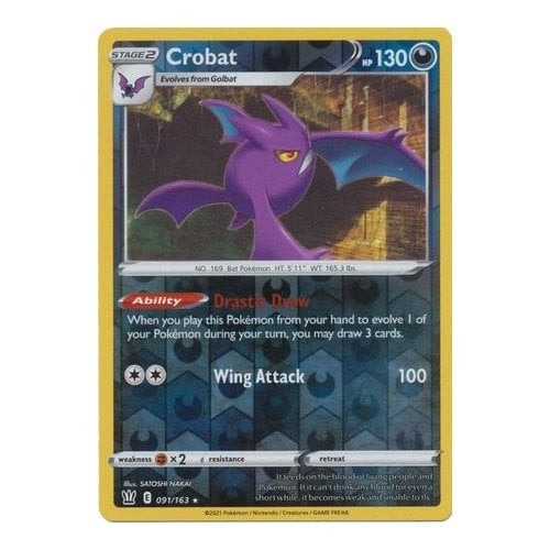 Battle Styles 091/163 Crobat (Reverse Holo)