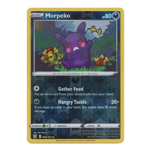 Battle Styles 098/163 Morpeko (Reverse Holo)