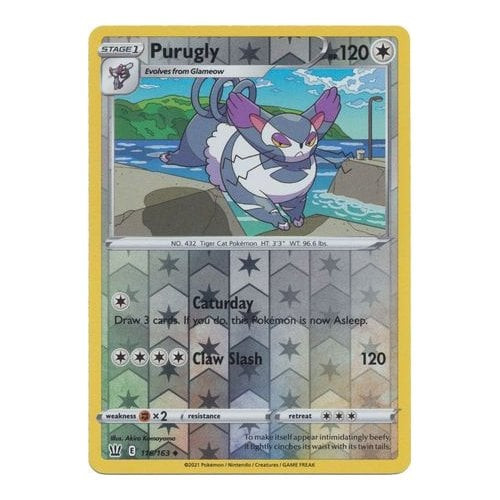 Battle Styles 116/163 Purugly (Reverse Holo)