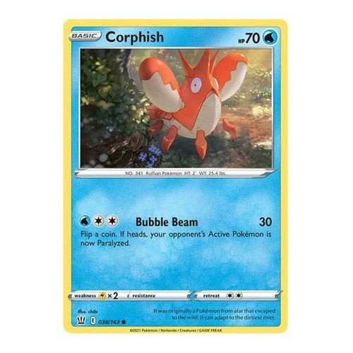 Battle Styles 038/163 Corphish