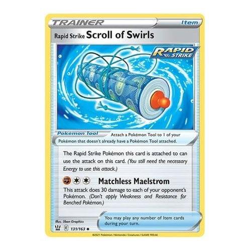 Battle Styles 131/163 Rapid Strike Scroll of Swirls
