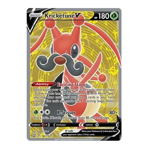 Battle Styles 142/163 Kricketune V (Full Art)