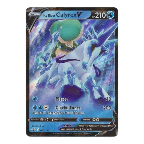 Chilling Reign 045/198 Ice Rider Calyrex V (Half Art)