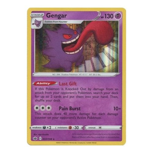 Chilling Reign 057/198 Gengar (Holo)