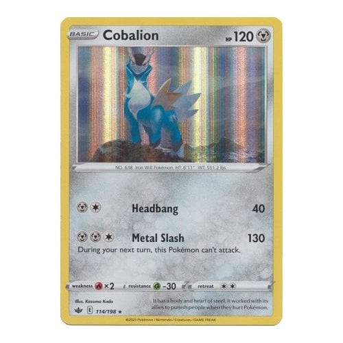 Chilling Reign 114/198 Cobalion (Holo)