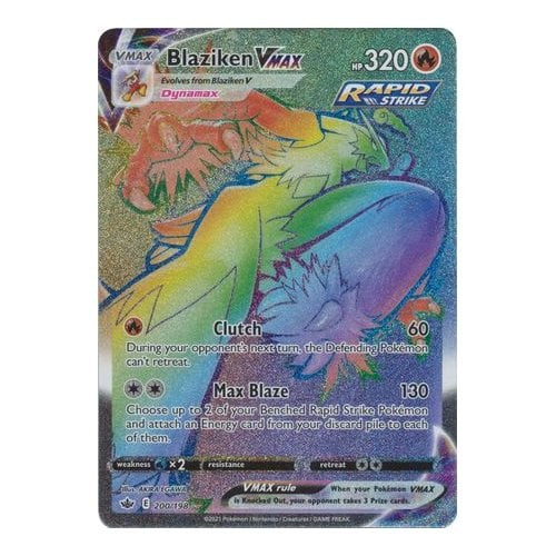 Chilling Reign 200/198 Blaziken VMAX (Rainbow Rare)