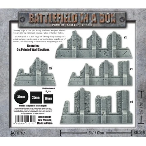 Battlefield in a Box - Ruined Walls
