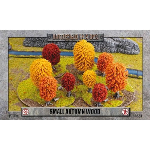 Battlefield in a Box - Small Autumn Wood (x1) 15mm