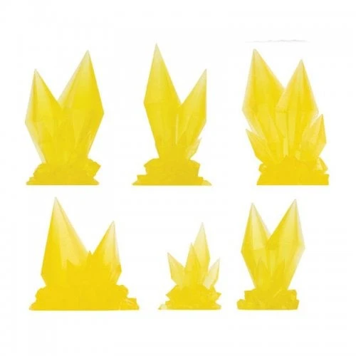 Battlefield in a Box - Citrine Crystals (Yellow) (x6) 15mm