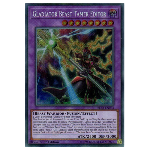 BLLR-EN023 Gladiator Beast Tamer Editor
