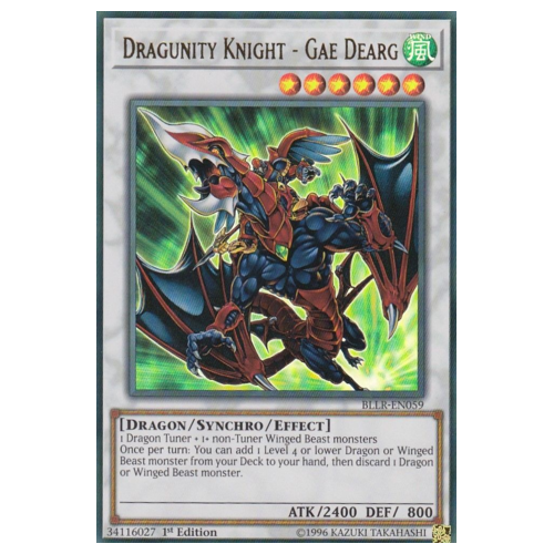 BLLR-EN059 Dragunity Knight - Gae Dearg