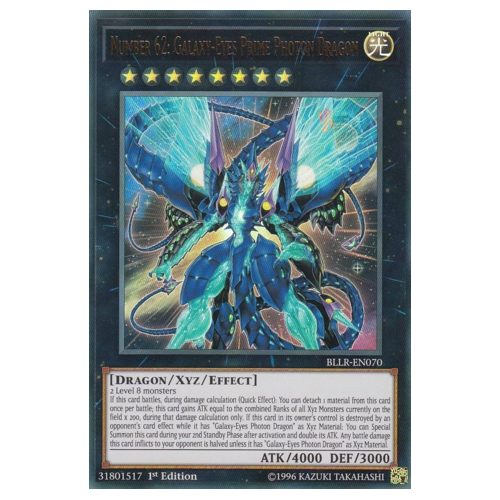BLLR-EN070 Number 62: Galaxy-Eyes Prime Photon Dragon