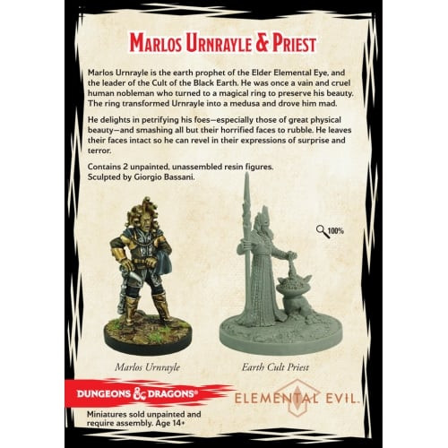 Dungeons & Dragons Collector's Series: Elemental Evil - Marlos Urnrayle & Earth Priest