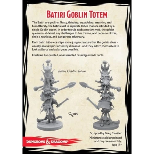 Dungeons & Dragons Collector's Series: Tomb of Annihilation - Batiri Goblin Totem