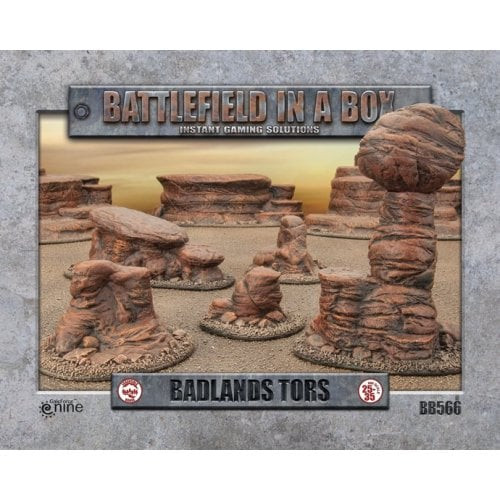Battlefield in a Box - Mars - Badlands Tors (x5) 30mm