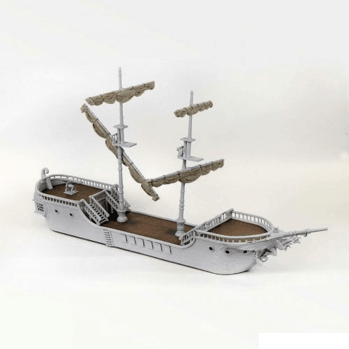 Dungeons & Dragons - Icons of the Realms - The Falling Star Sailing Ship - *UnPainted*